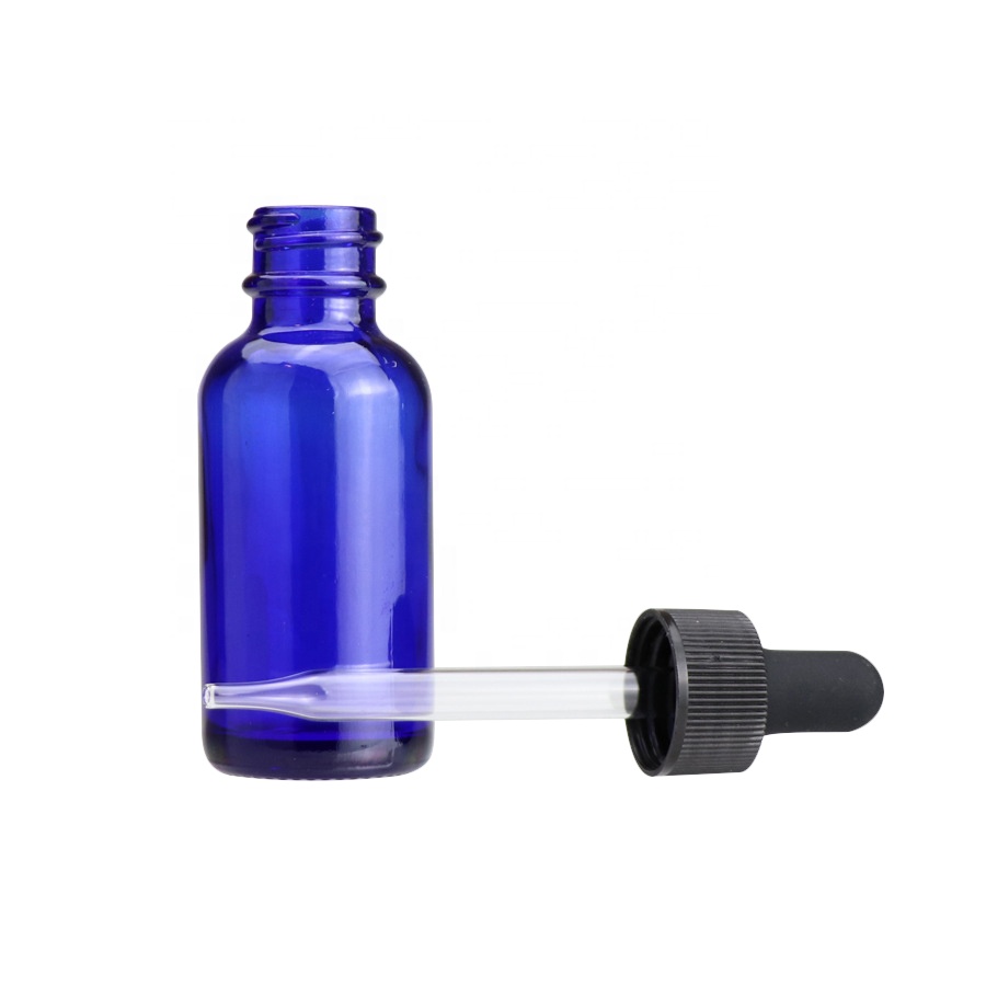 1oz 2oz Blue Amber Glass Boston Tincture Dropper Bottles 60ml with Childproof Cap and mister glass spray bottle
