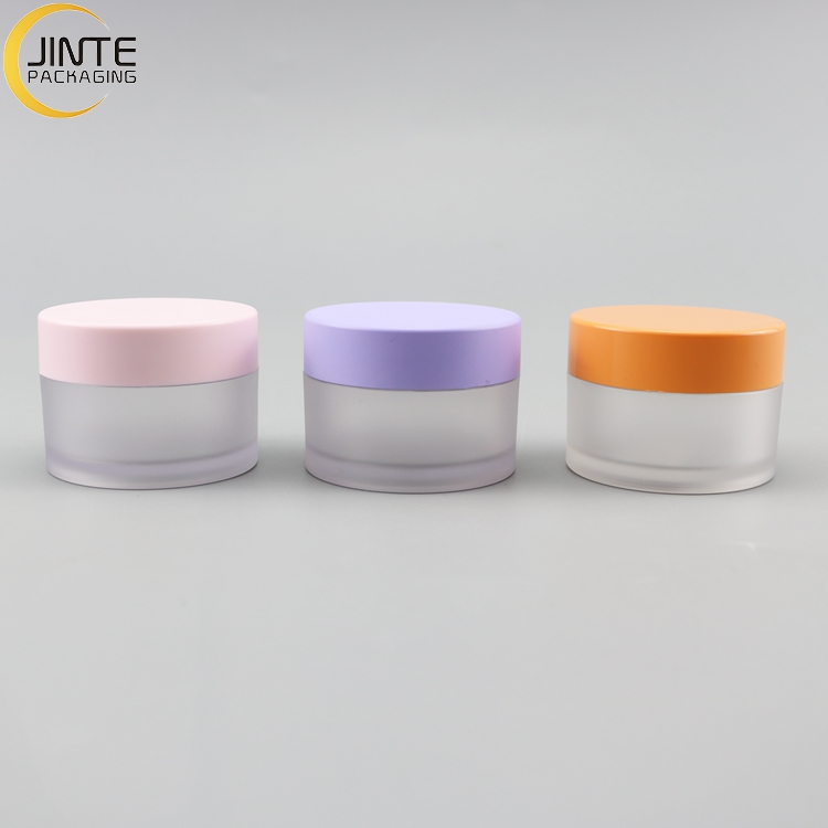 1oz 2oz Plastic Cosmetic Empty Sample Container Lip Scrub PETG Plastic Jar Food Grade Material Pots