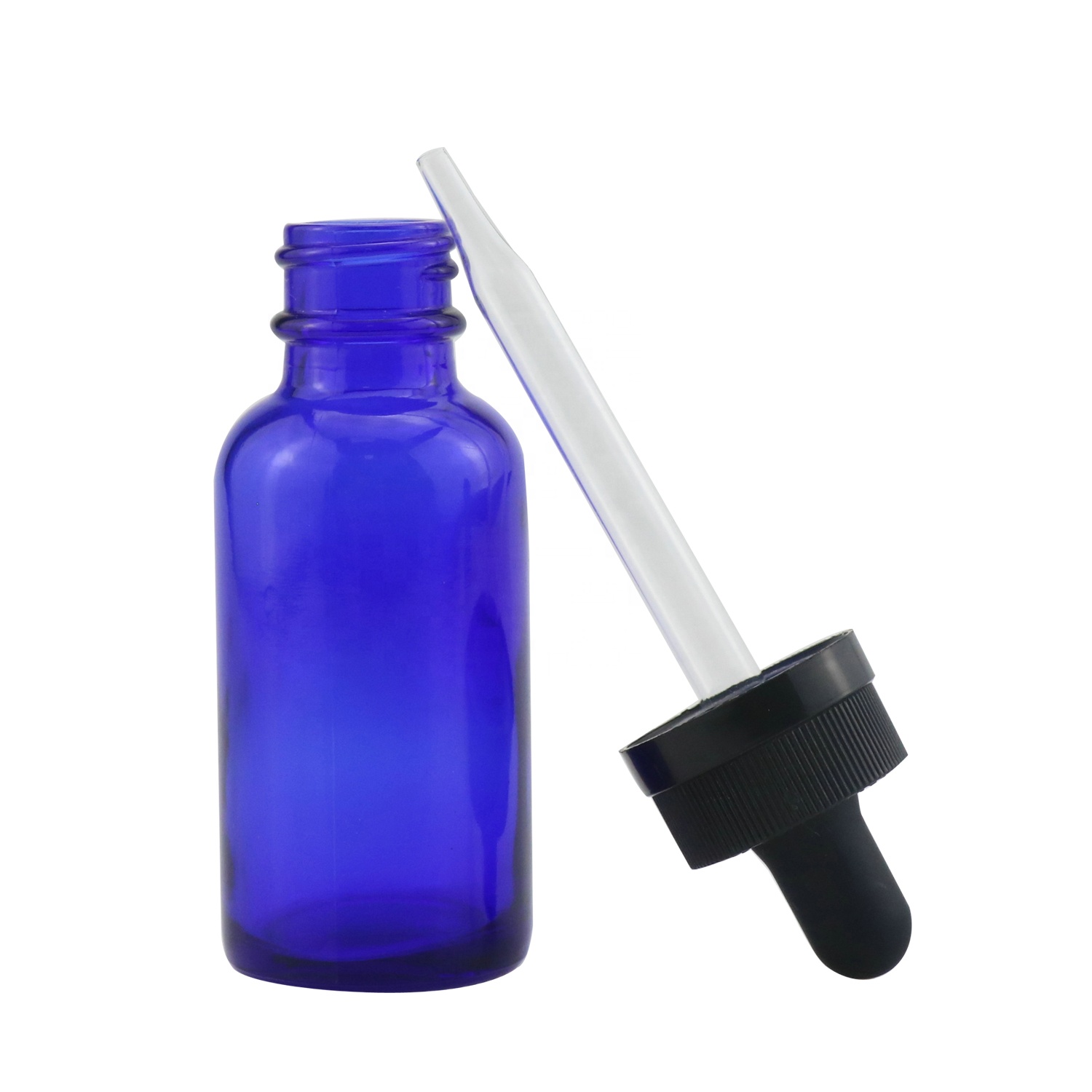 1oz 2oz Sealing Chemical Reagent Bottle Amber Glass Boston Round Bottle With Dropper Cap 15ml 30ml 60ml 120ml