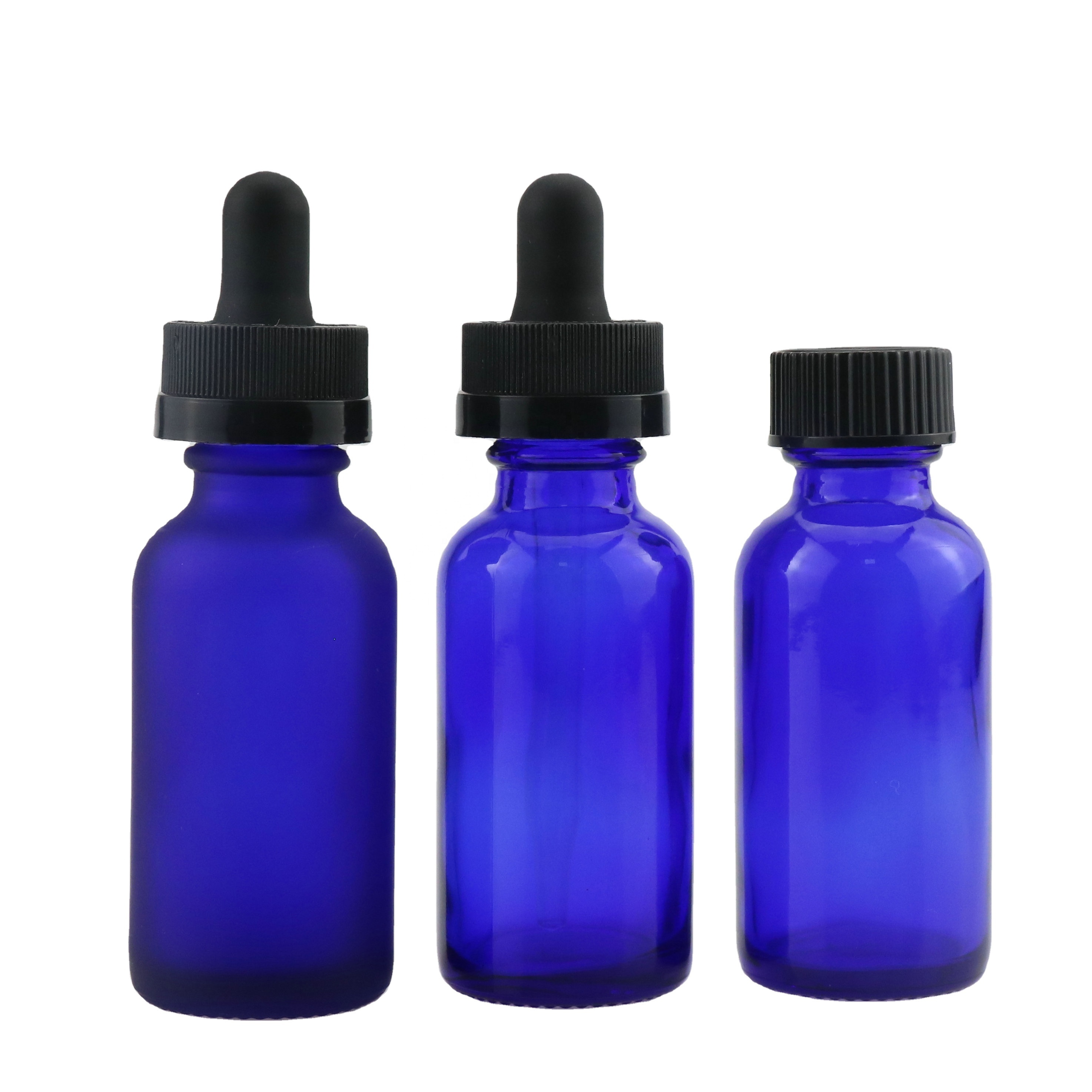 1oz 2oz Sealing Chemical Reagent Bottle Amber Glass Boston Round Bottle With Dropper Cap 15ml 30ml 60ml 120ml