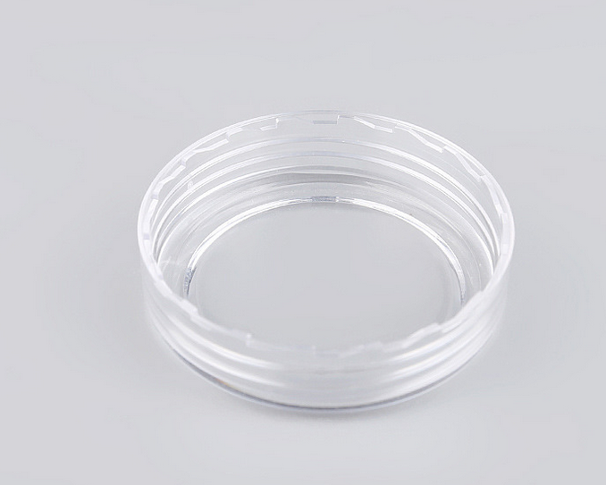 1oz 30g PS plastic cosmetic cream jar for lip balm hand eye cream with clear caps