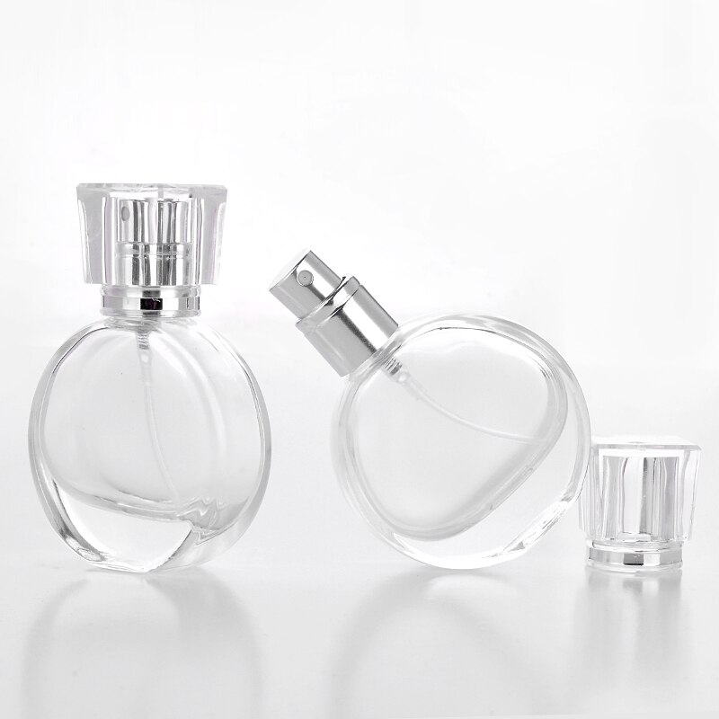 1oz 30ml 50ml 100ml perfume atomizer perfume spray pump pocket square clear black refillable glass perfume bottle for parfum