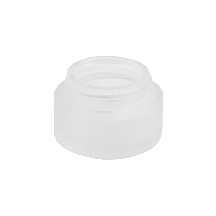 1oz 30ml 5g 10g 20g 30g 50g 100g environmental bamboo lid clear frosted glass cream jars empty cosmetic containers