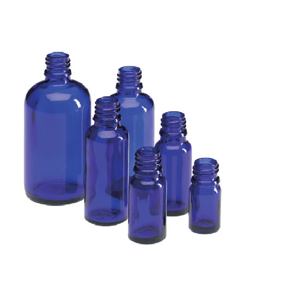 1oz 30ml Blue Glass Dropper Essential Oil Glass Bottle with 18mm Black CRC Dropper Cap