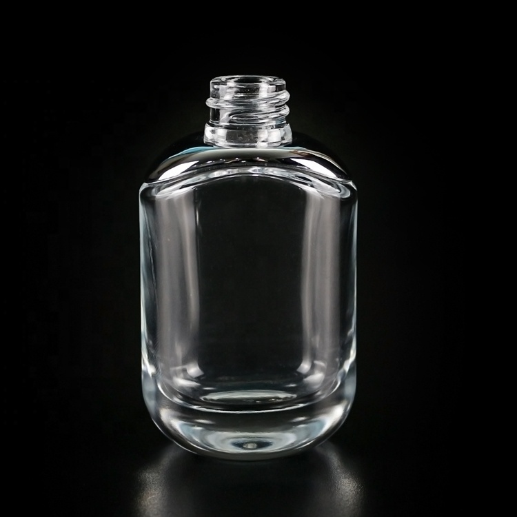 1oz 30ml clear glass push press dropper serum essence oil bottle with silver dropper