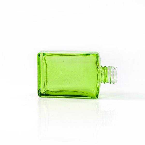 1oz 30ml matte black rectangular square essential oil glass dropper bottle