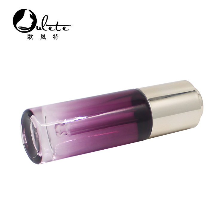 1oz 30ml serum gradient purple glass dropper bottle for essential oils