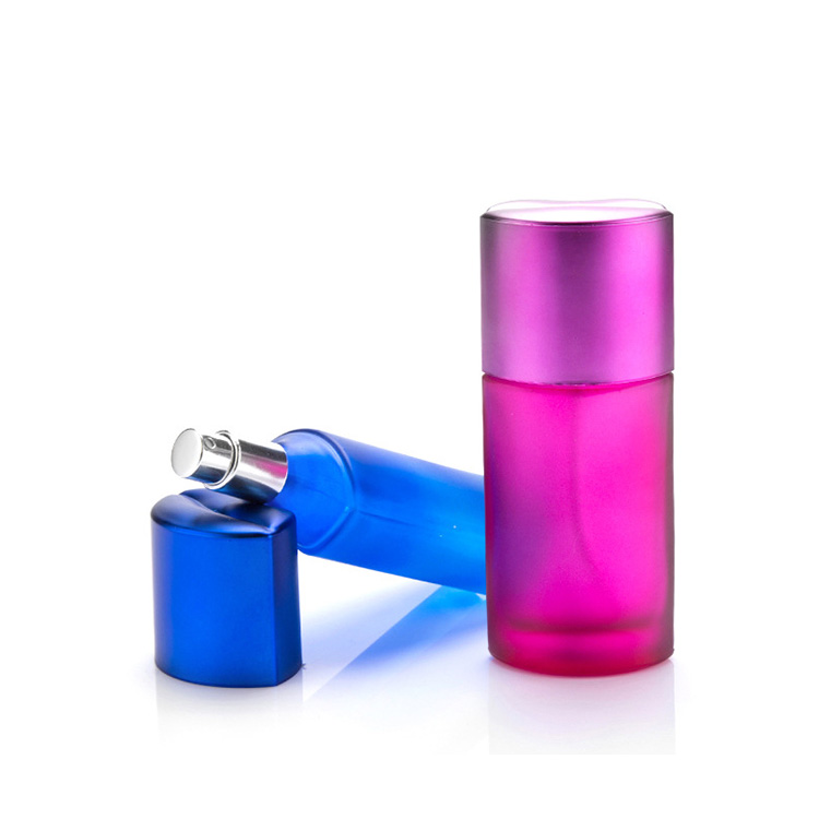 1oz 40ml Customised color glass perfume packaging bottle with fine mist sprayer
