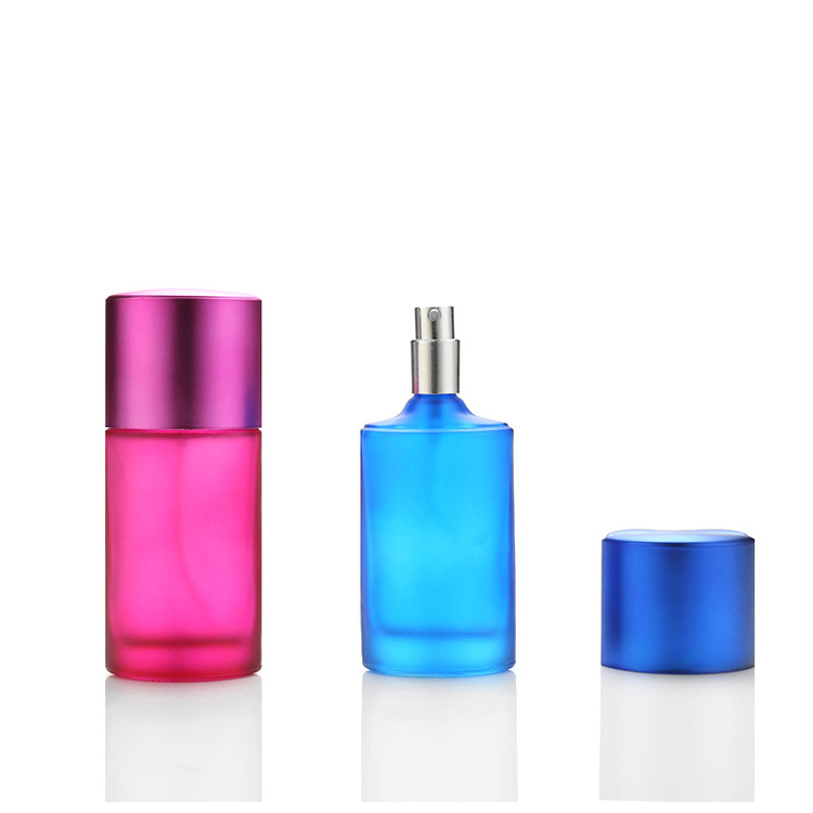 1oz 40ml Customised color glass perfume packaging bottle with fine mist sprayer