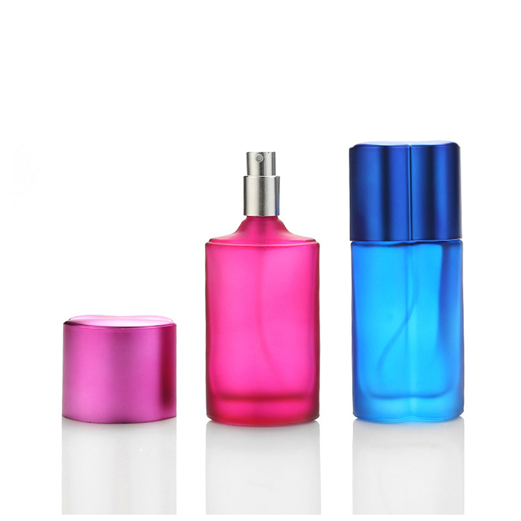 1oz 40ml Customised color glass perfume packaging bottle with fine mist sprayer