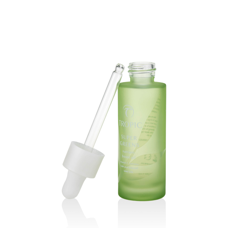 1oz 5ml 30ml 50ml 70ml Luxury Colorful Red Blue Yellow Amber Pink Frosted Glass Serum Dropper Bottle Thick Molded