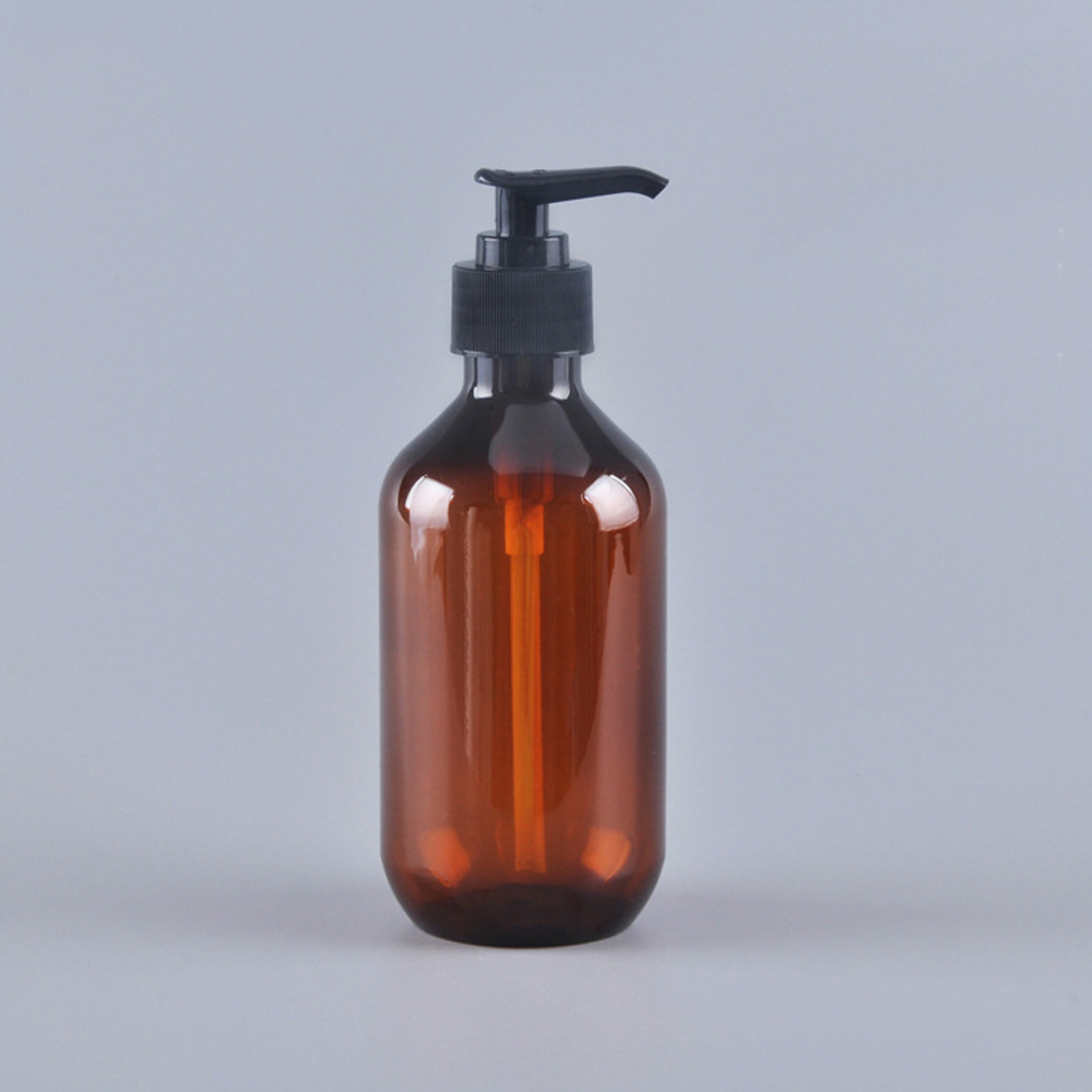 1oz 60ml 4oz 240ml 480ml boston glass shampoo bottle with pump cap