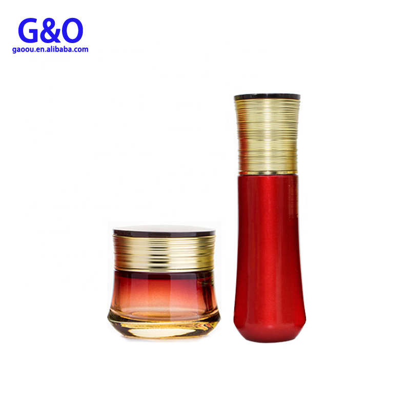 1oz acrylic cosmetic container cosmetic glass container jar skincare packaging bottles bottles for skincare lotion bottle glass