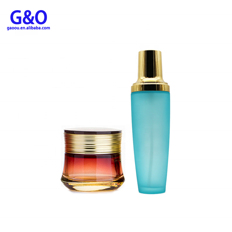 1oz acrylic cosmetic container cosmetic glass container jar skincare packaging bottles bottles for skincare lotion bottle glass