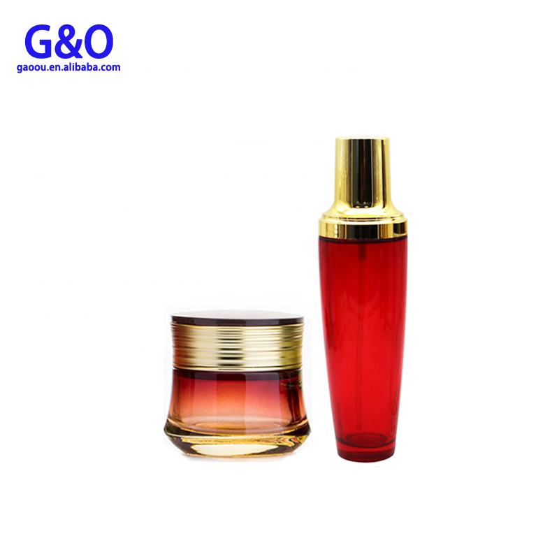 1oz acrylic cosmetic container cosmetic glass container jar skincare packaging bottles bottles for skincare lotion bottle glass