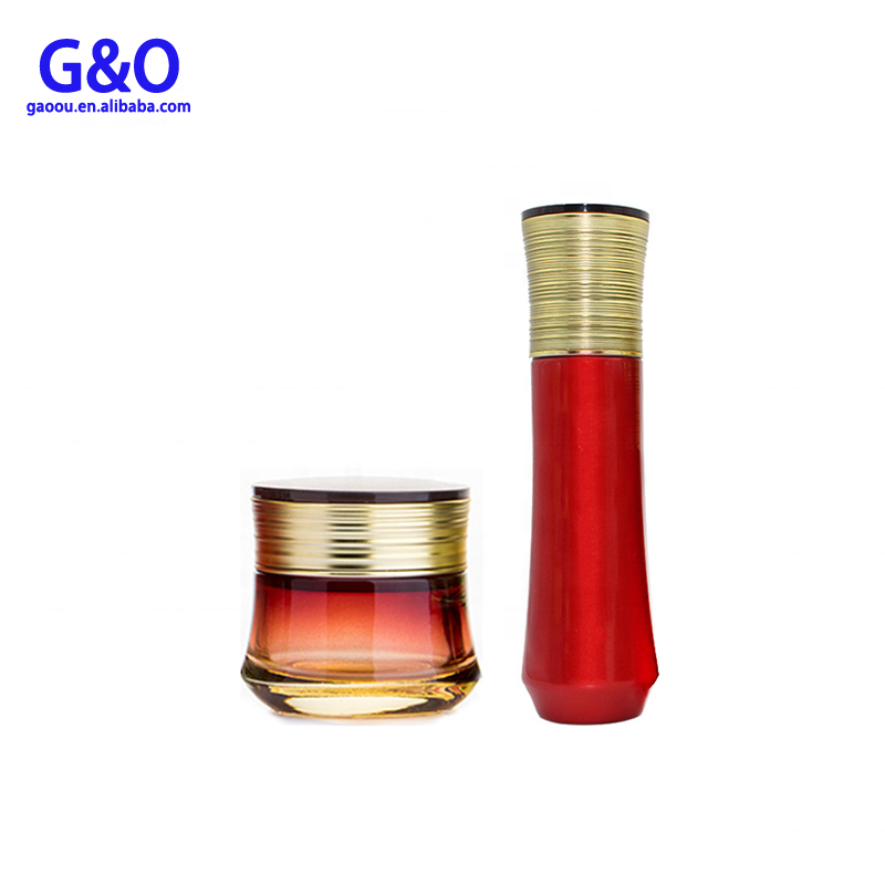 1oz acrylic cosmetic container cosmetic glass container jar skincare packaging bottles bottles for skincare lotion bottle glass