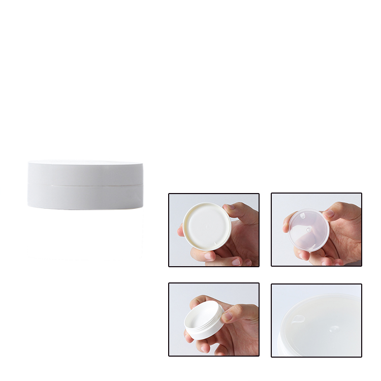 1oz round PP plastic cosmetics containers and packaging cream jar for scrub