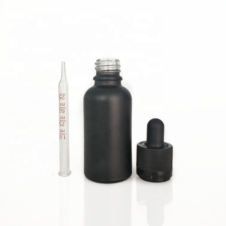 1oz tincture bottles serum dropper opaque black bottle