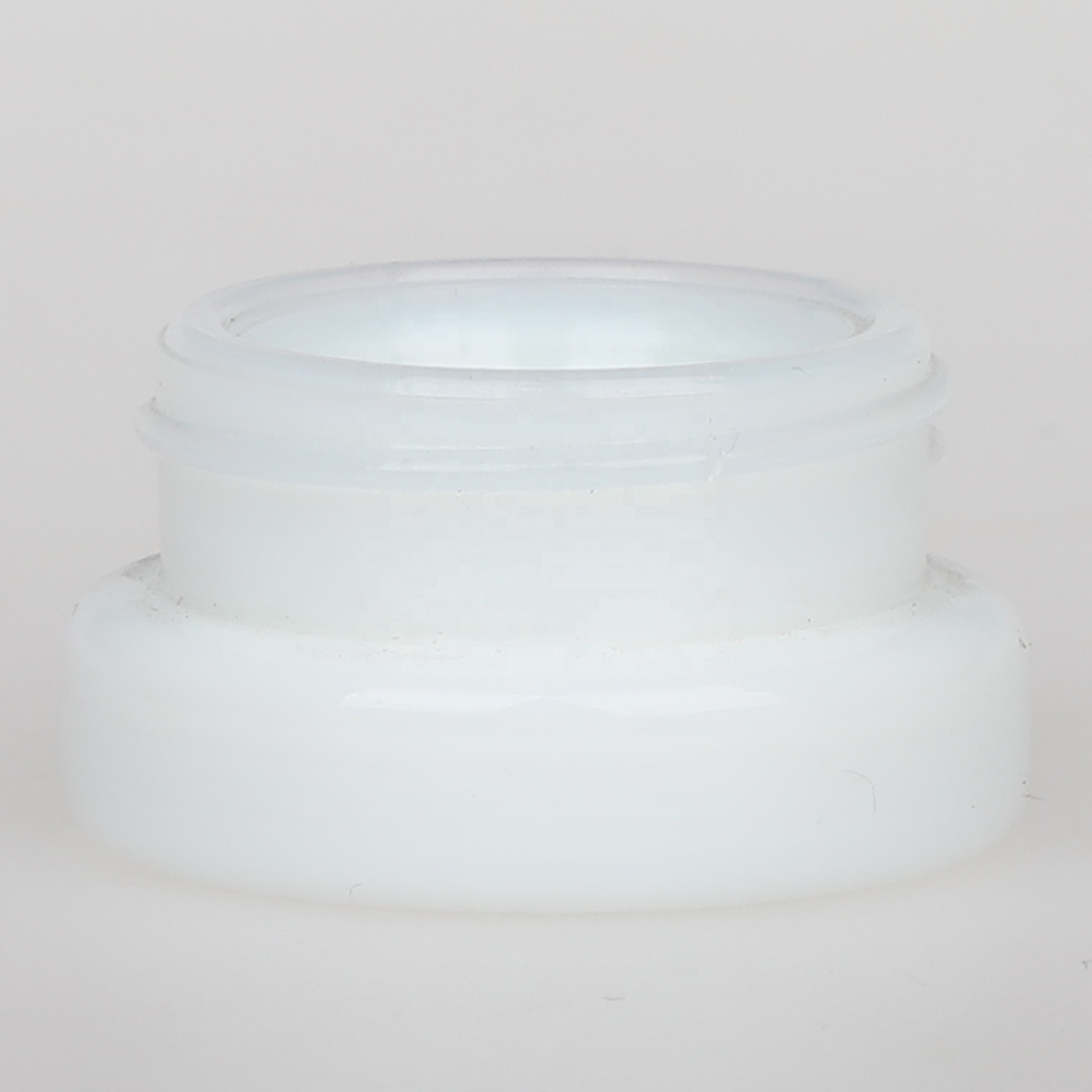 2.47oz 70ml wide mouth empty black amber glass cosmetic skincare cream jars CBD hemp wax concentrate jars container without lid