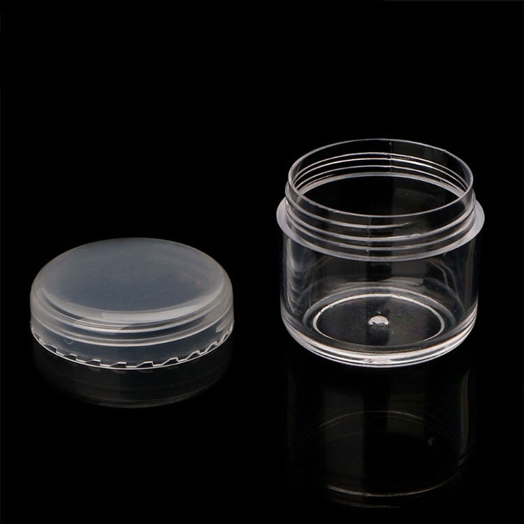 2.5 g 10g 15g 20g 2.5ml 2.5g 3ml 3g 5ml 5 gram 20m 15ml 30g 30ml 10ml cosmetic container makeup sample jar PS clear plastic jar