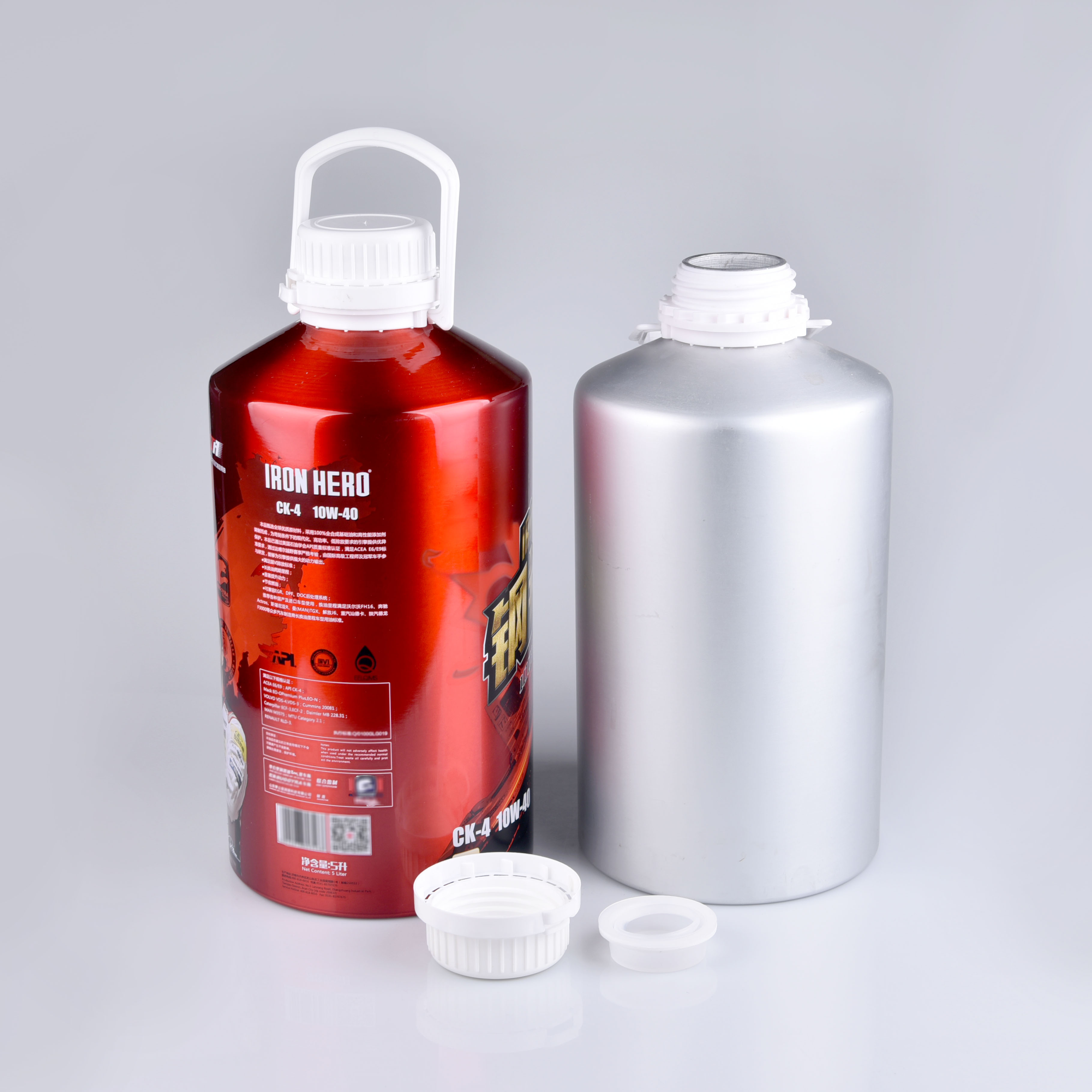 2.5L 4L 5L 5.25L 12.5L 30L large Aluminum bottle for Active Pharmaceutical Ingredients APIs Food ingredients Essential oils fish