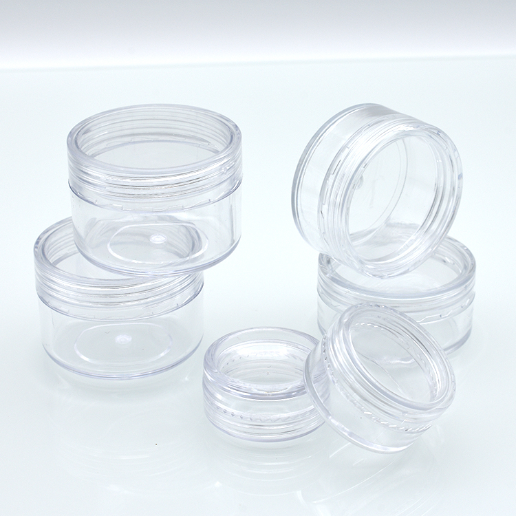 2.5ml 3ml 5ml 10ml 15ml 20ml 15g 2.5g 3g 5g 20g 10g 3 ml 10 ml Empty Small Round Plastic Cosmetic Sample Container with Lid