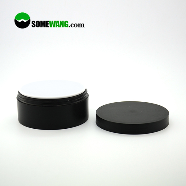 2.6 / 3.3 / 5oz Handy Good Price Plastic Cosmetic Packaging Cream Jar, PP Double Wall Hair Wax Jar for Cream