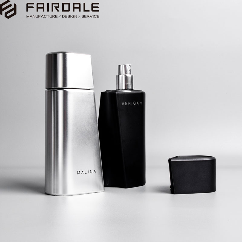 2 In 1 50ml Perfume Glass Bottle Combined Glass Perfume Bottles Creative Perfume Bottle