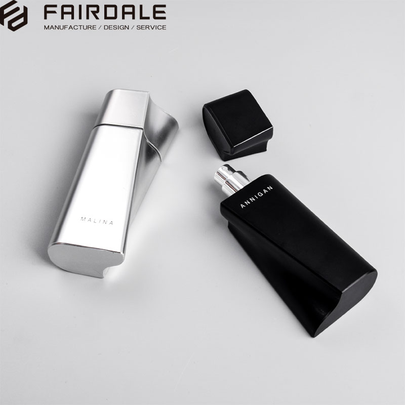 2 In 1 50ml Perfume Glass Bottle Combined Glass Perfume Bottles Creative Perfume Bottle