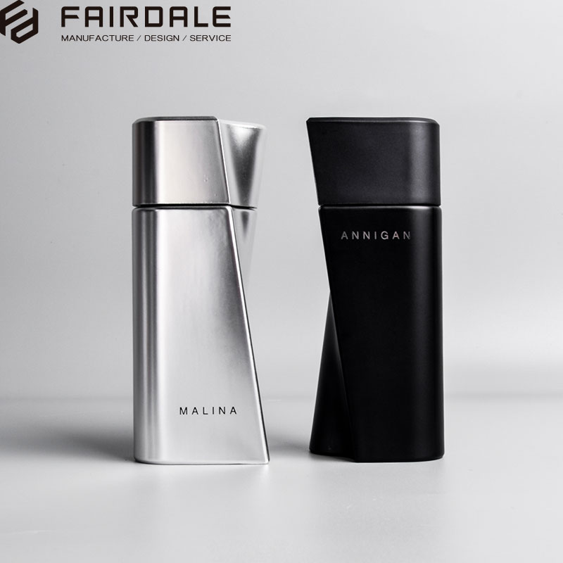 2 In 1 50ml Perfume Glass Bottle Combined Glass Perfume Bottles Creative Perfume Bottle