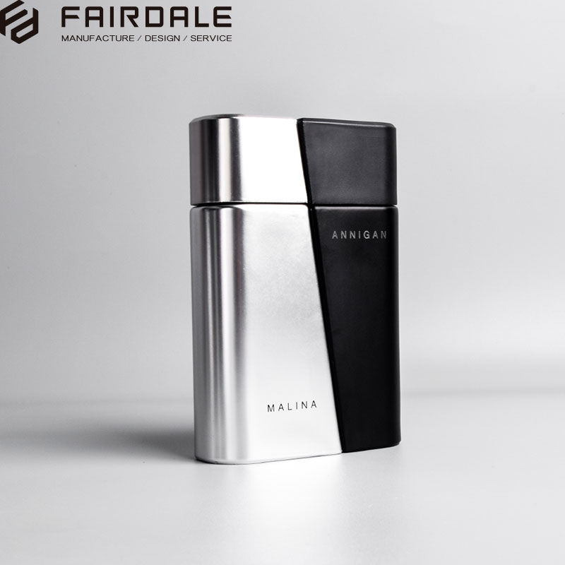 2 In 1 50ml Perfume Glass Bottle Combined Glass Perfume Bottles Creative Perfume Bottle