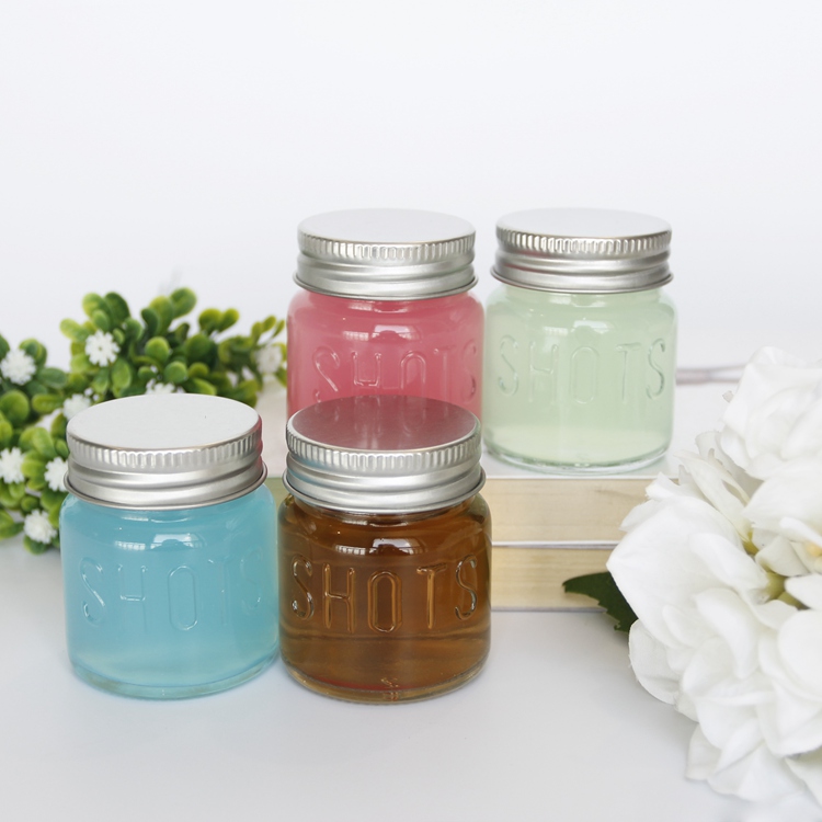 2 Ounce Mini Mason Jars Shot Glasses with Lids for Spirits Liquor Bottle