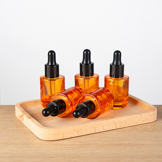 2 Oz Perfume Bottles, Cosmetic Drops Package Custom Printed Glass Dropper Bottle/