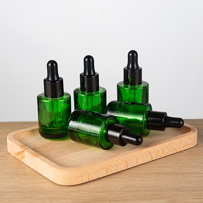 2 Oz Perfume Bottles, Cosmetic Drops Package Custom Printed Glass Dropper Bottle/