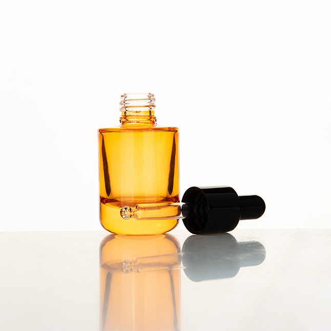 2 Oz Perfume Bottles, Cosmetic Drops Package Custom Printed Glass Dropper Bottle/