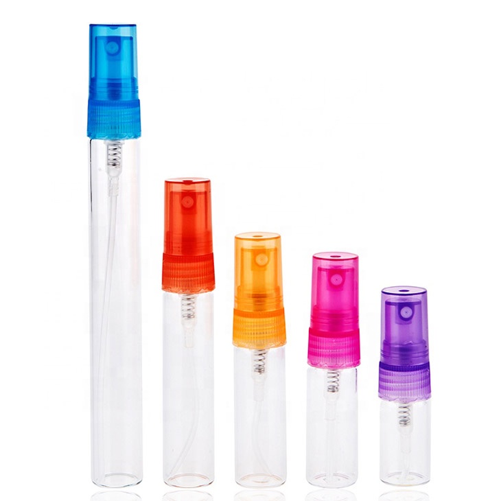 2 ml 3 ml 5 ml 8 ml 10 ml mini empty clear glass perfume sample bottle atomizer spray bottle for perfume