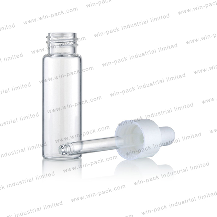 2 ml 3 ml 5 ml small pretty empty clear custom different types glass dropper bottles for personnel care