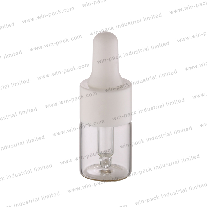 2 ml 3 ml 5 ml small pretty empty clear custom different types glass dropper bottles for personnel care