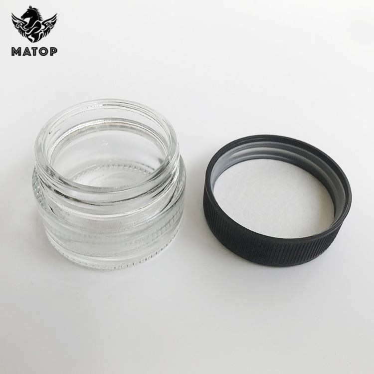2 ounce 4 ounce 8 ounce glass herb storage jars with Child Proof lid