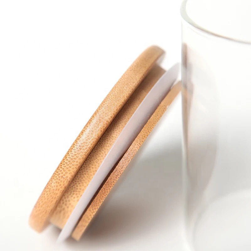2 oz 4 oz 8 oz 10 oz 12 oz 14 oz 16 oz borosilicate glass storage jar bamboo glass cosmetic container with bamboo lid storage-63