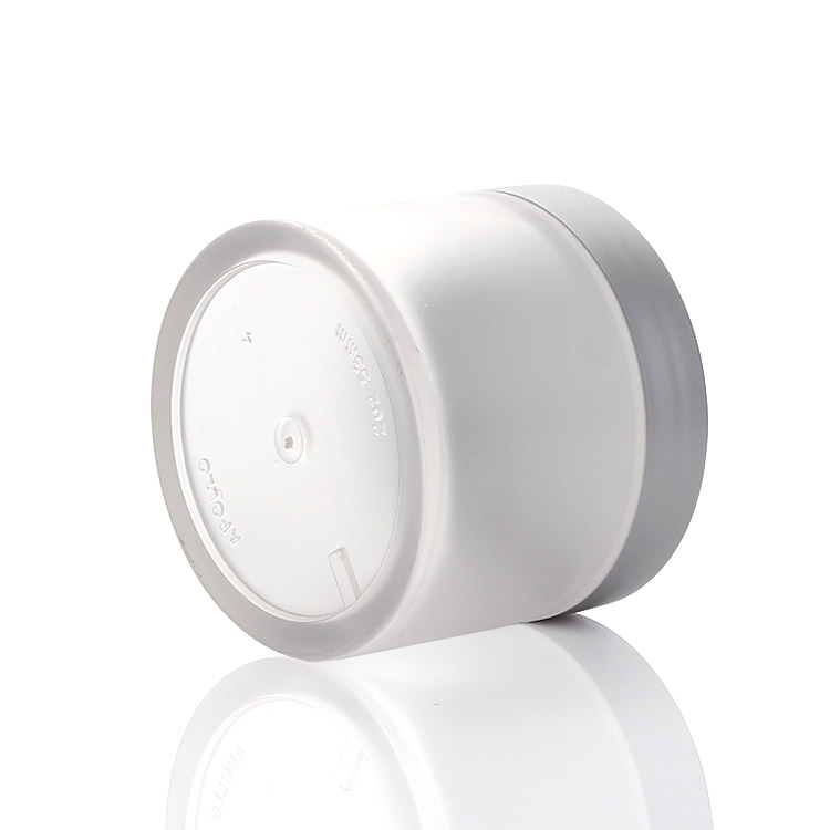 2 oz 60 ML Round Matte Plastic Container Jars with Silver Lids for Travel Storage Makeup Cosmetic Lotion Scrubs Cream Powder