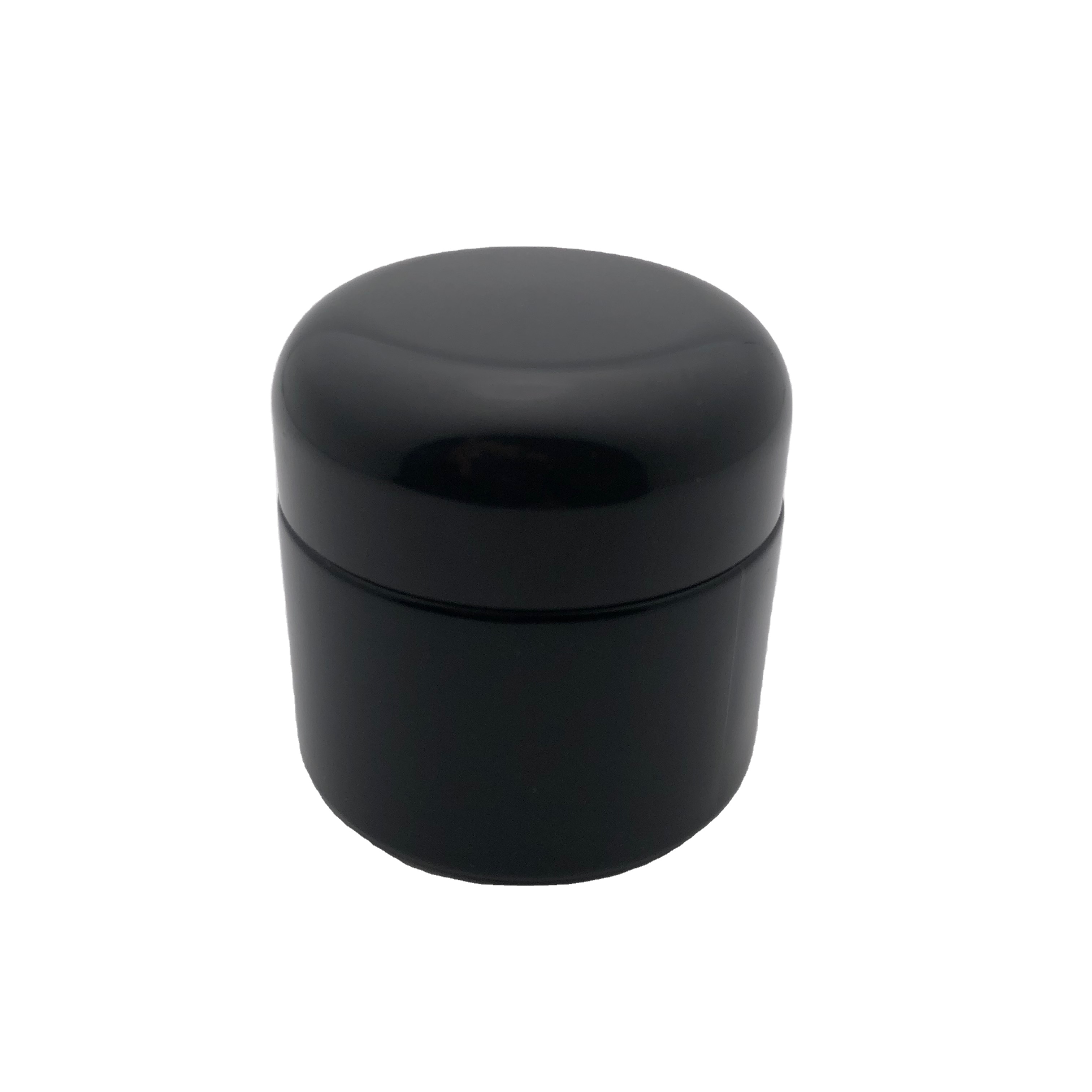 2 oz Black Glass Luxury Cosmetic Jar Wholesale