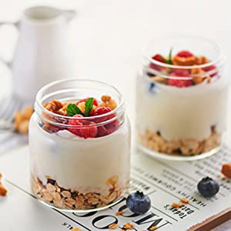 2 oz Cosmetic Cream Straight Side Candles Glass Jars with Tinplate Lids