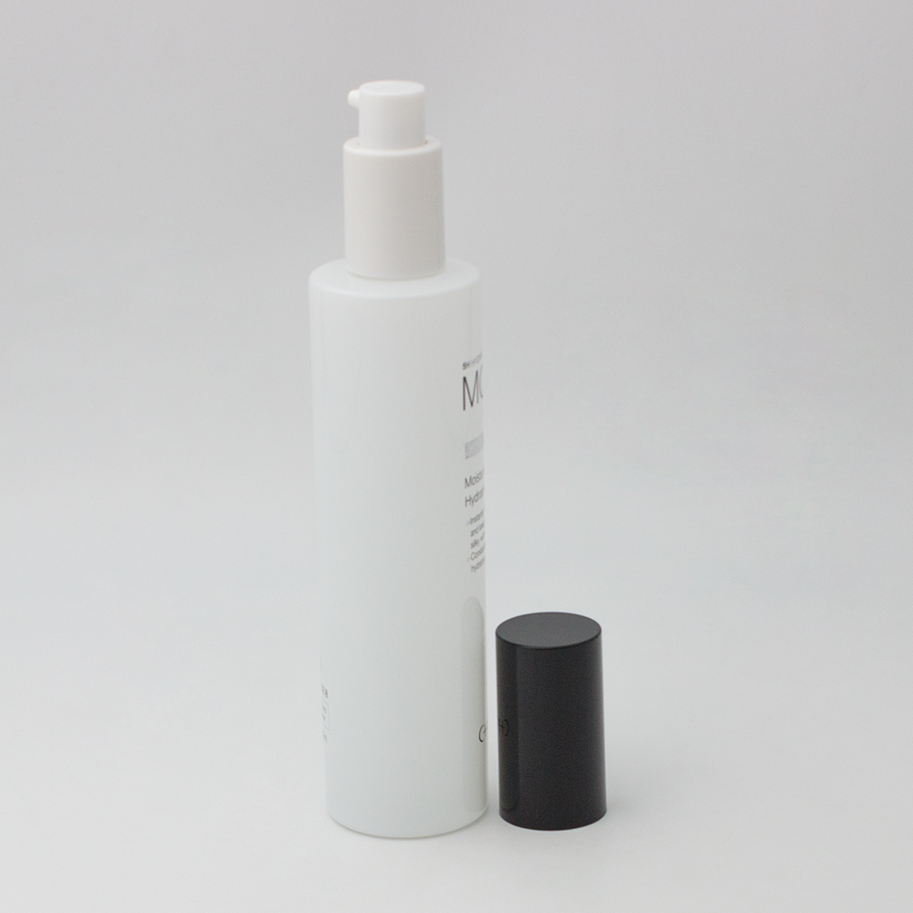 2 oz face cream white glass cosmetic jar