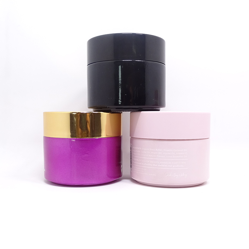 2 oz glass cosmetic jar for grease container