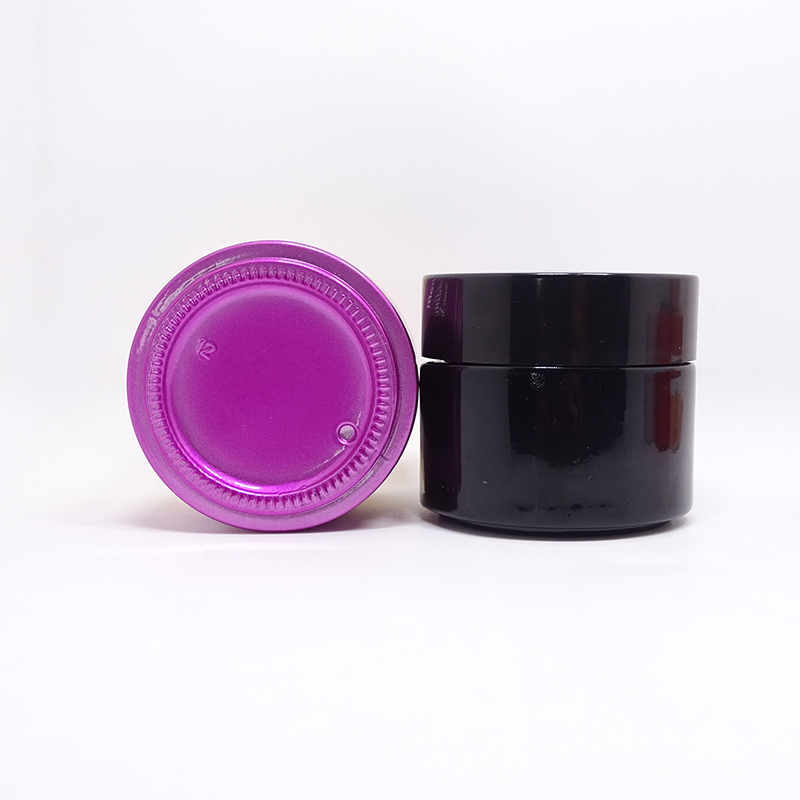 2 oz glass cosmetic jar for grease container