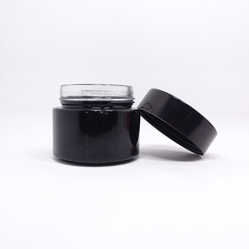 2 oz glass cosmetic jar for grease container