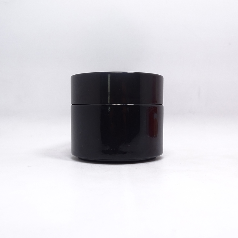 2 oz glass cosmetic jar for grease container