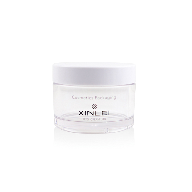 2 oz jar Manufacturer Clear Thick Wall Cosmetic Cream Plastic jar with lid 60g Petg Jar for lip scrub and lip balm