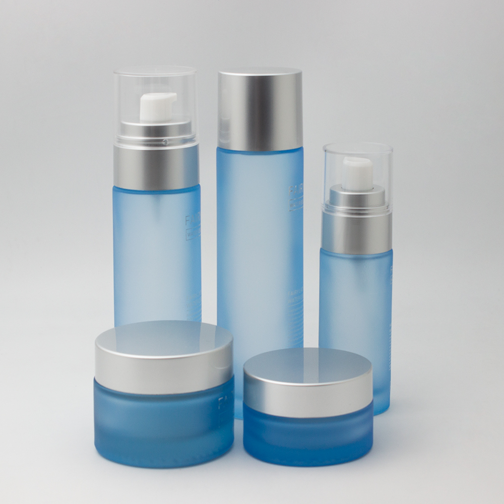 2 oz luxury custom cosmetic glass cream jar 50ml